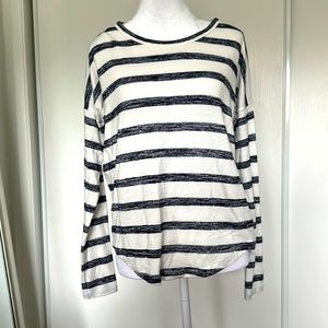 Rag & Bone sailor white & blue striped light sweater - Size Small - EUC